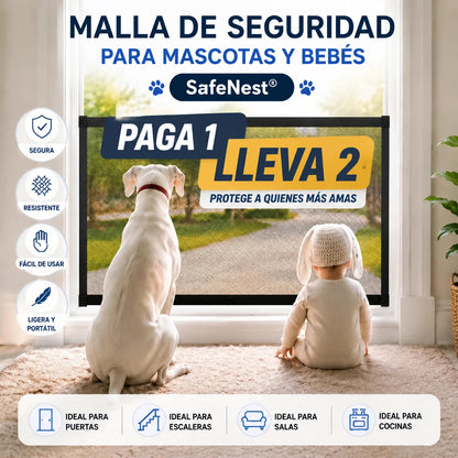 PAGUE 1 LLEVA 2 Malla De Seguridad Para Mascotas Y Bebes SafeNest®