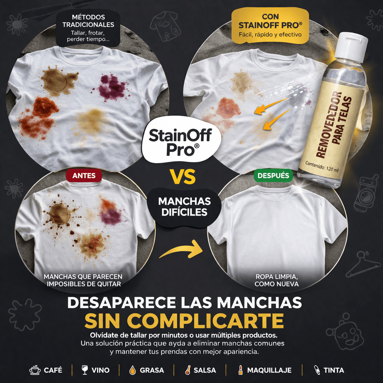 Removedor De Manchas  - StainOff Pro®