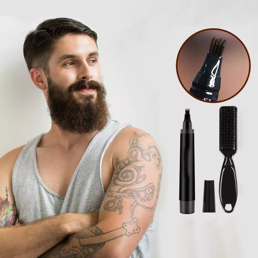 KIT BARBA LEÑADOR Lapiz+Cepillo