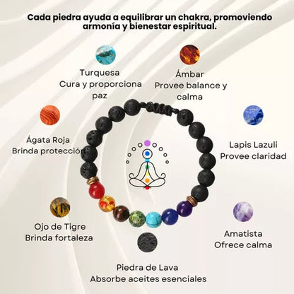 PULSERA 7 CHAKRAS ZenFlow | Equilibrio