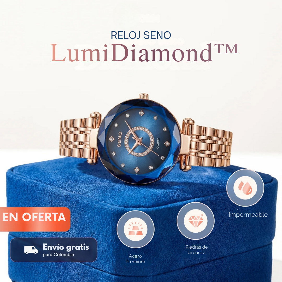 Reloj Metalico Seno LumindDiamond ™