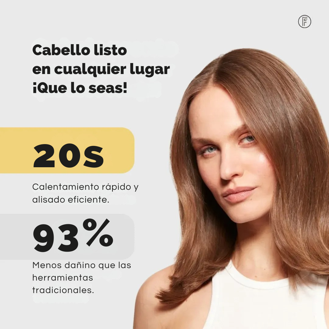 Cepillo Alisador Recargable - LumiLiss®