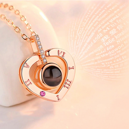 Collar Te Amo 100 Idiomascaja De Lujo JoyarLove®