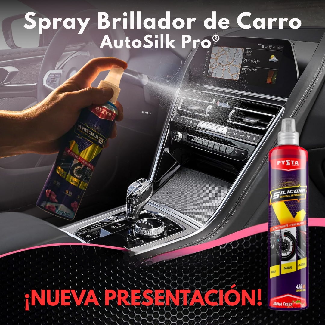 Spray Brillador de Carro - AutoSilk® - Formula renovada⭐️