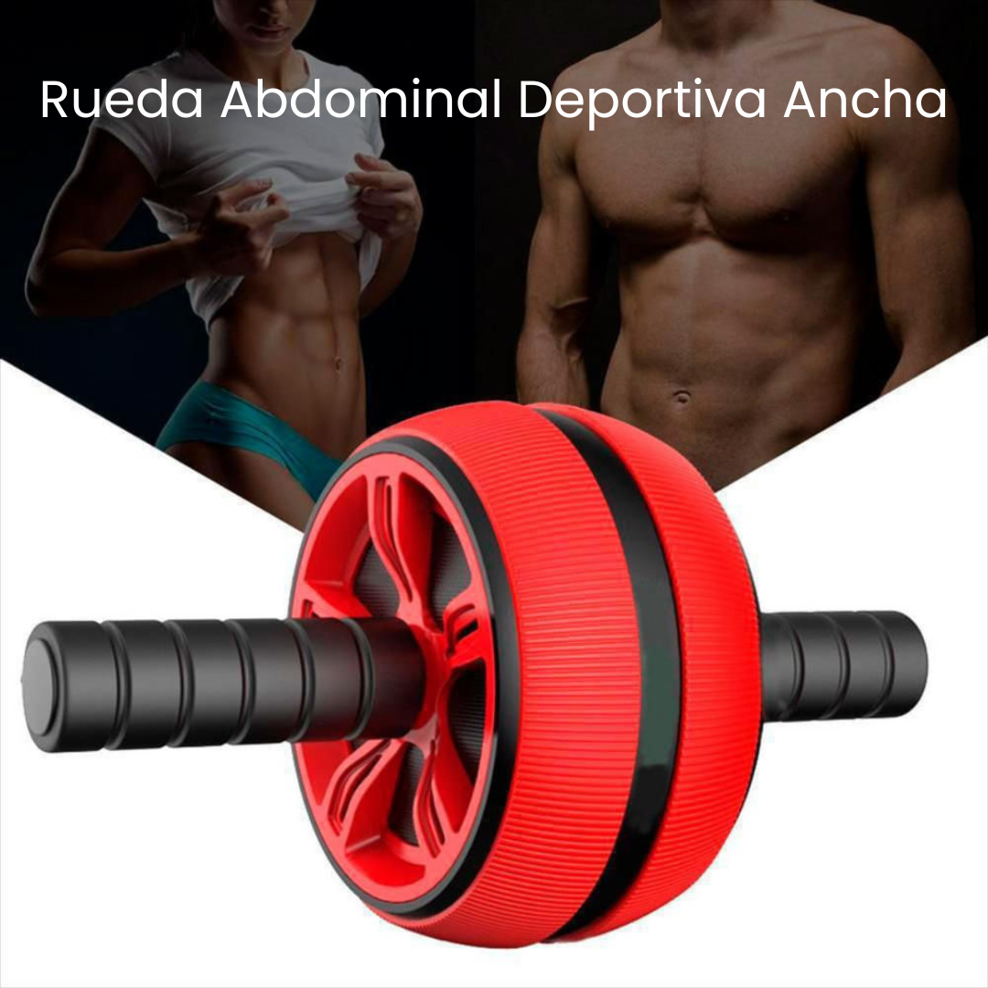 Rueda Abdominal Deportiva Ancha