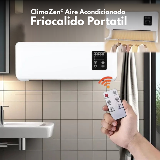 ClimaZen® Aire Acondicionado Friocalido Portatil