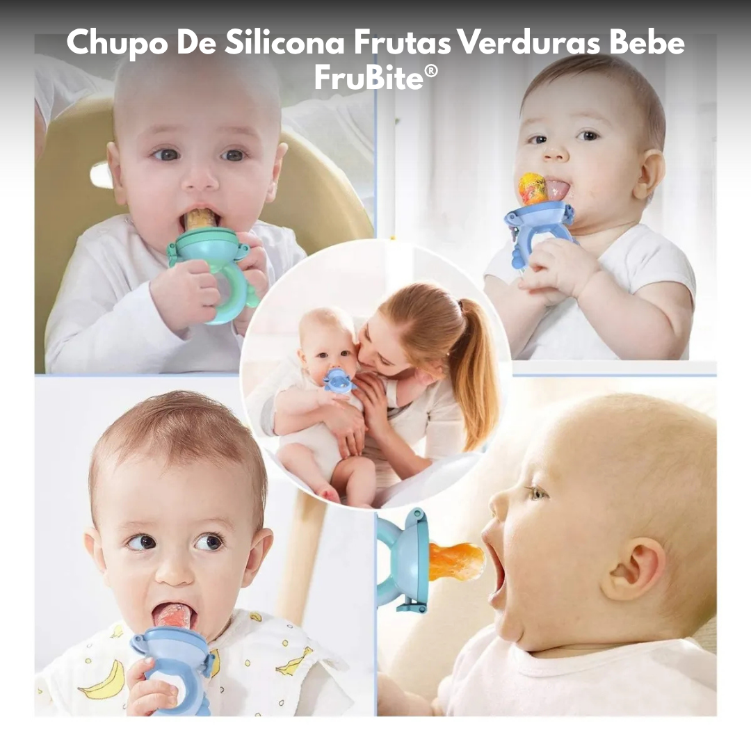Chupo De Silicona Frutas Verduras Bebe - FruBite®