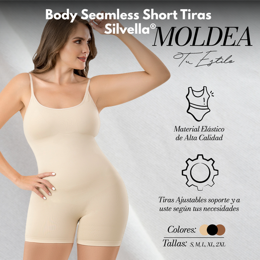Body Seamless Short Tiras - Silvella®