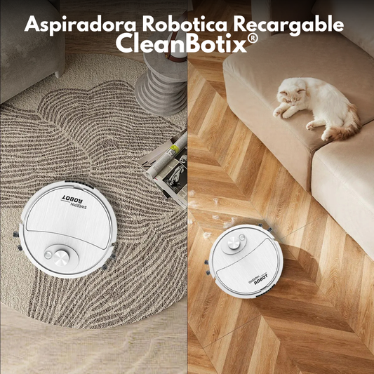 Aspiradora Robotica Recargable - CleanBotix®