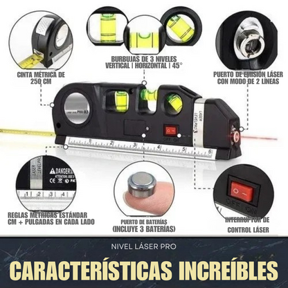 Nivel Laser De Linea Cruzada Alineador - LaserLine Pro®