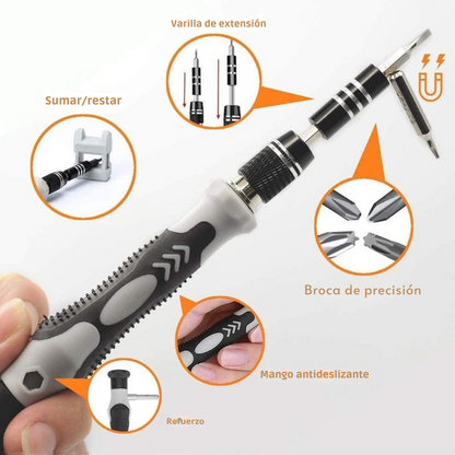 Juego De Destornilladores De Precision 115  l FixPro®