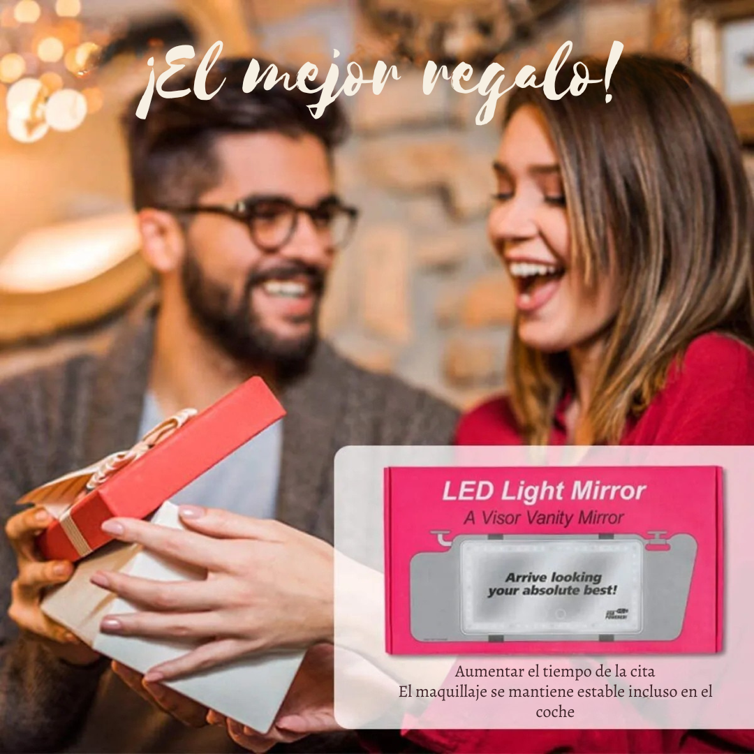 Espejo Carro Con Luz Led  - LumiCar®