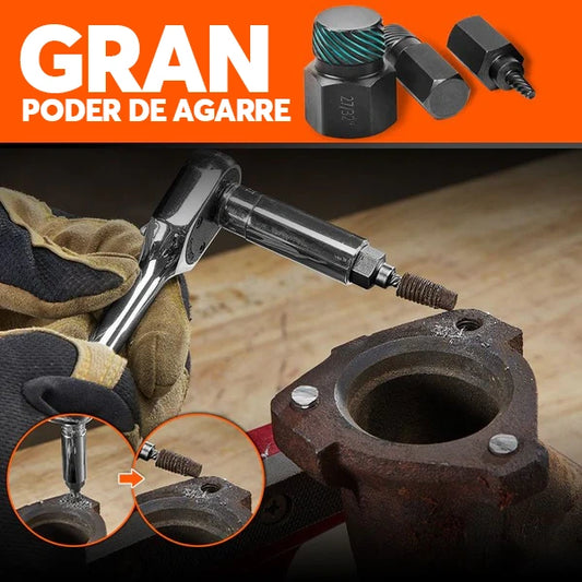 KIT EXTRACTOR DE TORNILLOS Y PERNOS