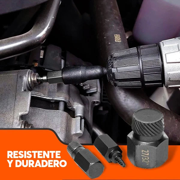 KIT EXTRACTOR DE TORNILLOS Y PERNOS
