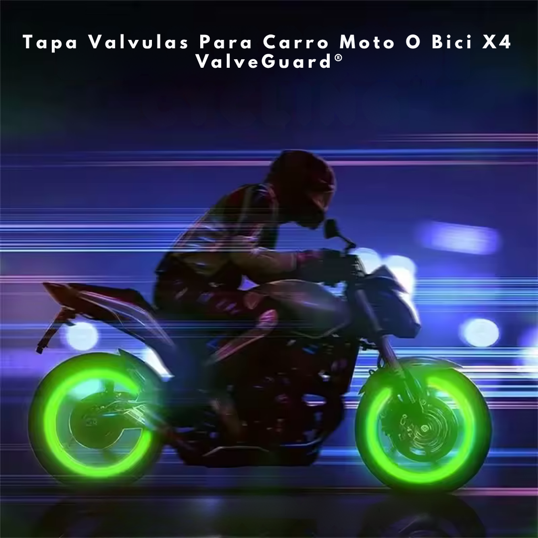 Tapa Valvulas Para Carro Moto O Bici X4 - ValveGuard®