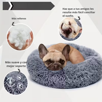 Cama Para Mascotas en Dona Antiestrés PetNest®