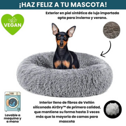 Cama Para Mascotas en Dona Antiestrés PetNest®