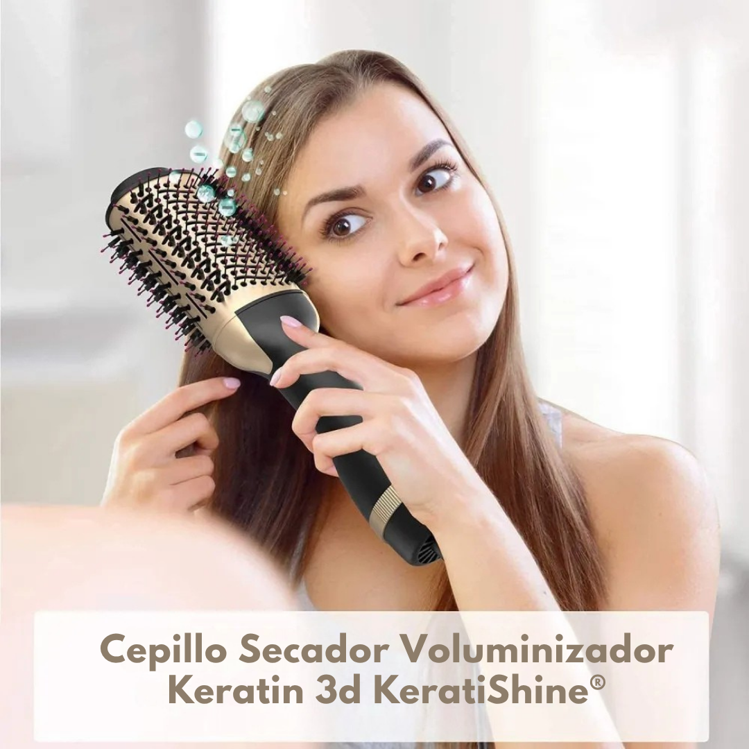 Cepillo Secador Voluminizador Keratin 3d KeratiShine®