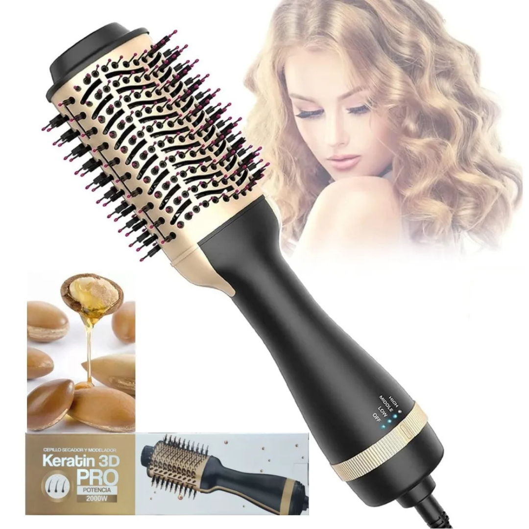 Cepillo Secador Voluminizador Keratin 3d KeratiShine®