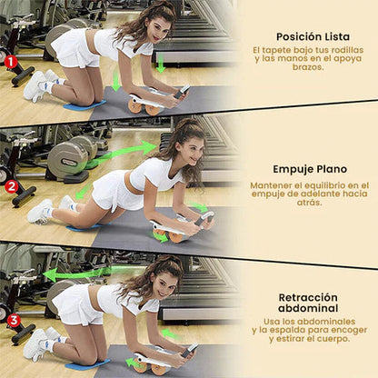 RUEDA DE EJERCICIO AbRebound® l Efecto rebote para todos los niveles