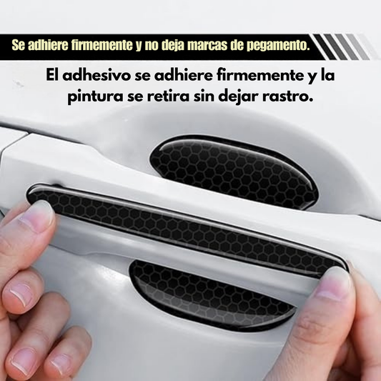 8 Protectores antirasguñas CarbonCar® | Se adapta a tu carro con estilo