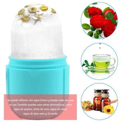Rodillo Hielo Masajeador Facial - IceGlow®