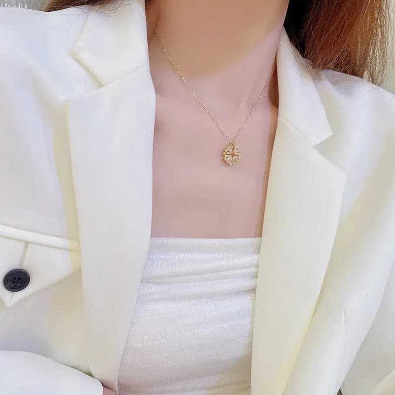 COLLAR TREBOL LuckyLeef® | Abundancia y prosperidad